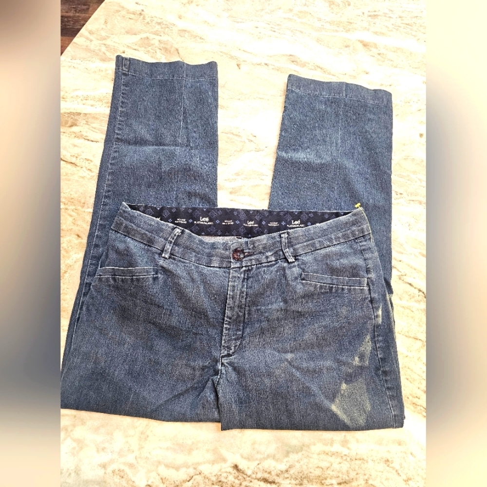 Lee Platinum Label Jeans 14 Short No-Gap Waistband Classic Fit Denim